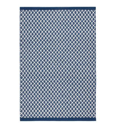 Mainsail Navy Handwoven Indoor/Outdoor Rug