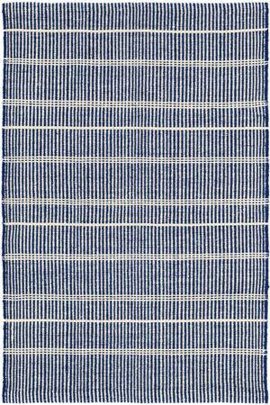 Samson Navy Handwoven Indoor/Outdoor Rug