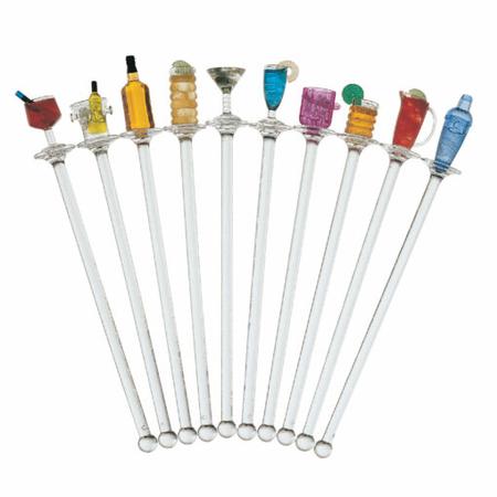 “Happy Hour” Swizzle Sticks, Set of 10