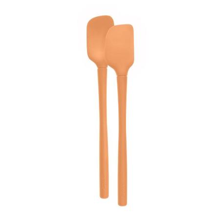 Tovolo FLEX-CORE ALL SILICONE MINI SPATULA & SPOONULA - APRICOT