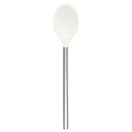 Tovolo SILICONE MIXING SPOON SS HANDLE WHITE