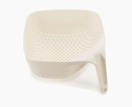 Square White Colander