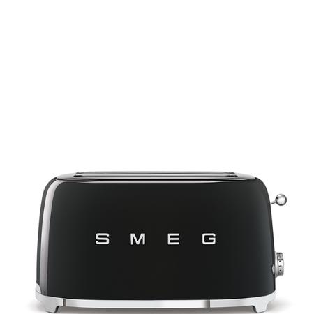 Smeg Black 4 Slice Toaster