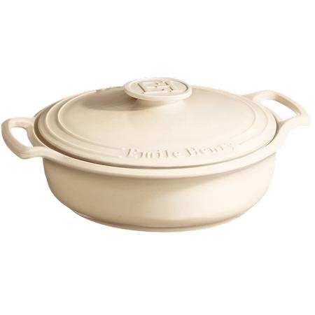 Emile Henry Crème 4qt Braiser