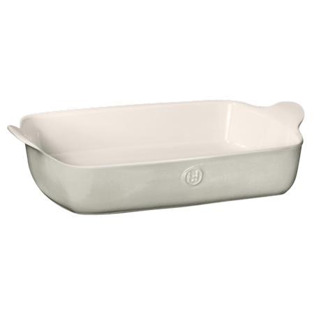 Emile Henry Pearl Gray Medium Rectangular Baker