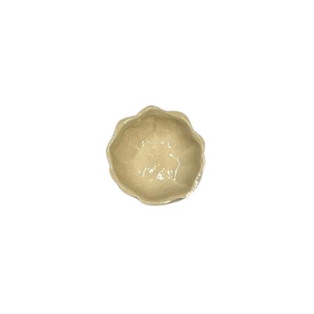 TERRAFIRMA CERAMICS	 IVORY MINI SCALLOP BOWL