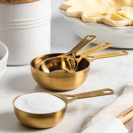 LE CREUSET GOLD 4-PIECE MEASURING CUP SET