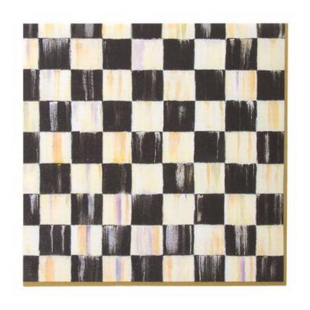 Mackenzie Childs Courtly Check Dinner Paper Napkins