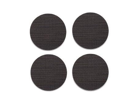 CHILEWICH MINI BASKETWEAVE COASTERS ESPRESSO