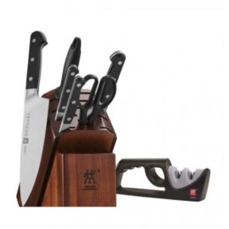 Henckels Pro 7-Piece Knife Block Set with BONUS sharpener