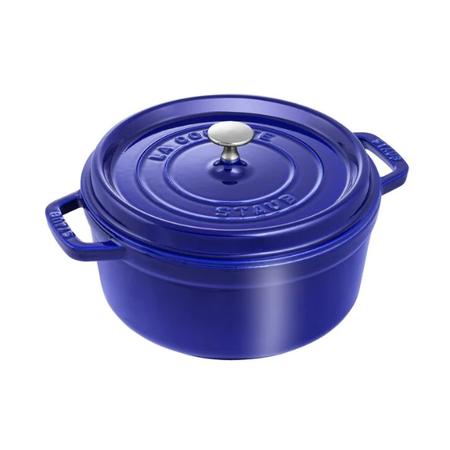 Staub 4 qt, Round, Cocotte, Dark Blue