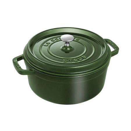 Staub 4 qt, Round, Cocotte, Basil