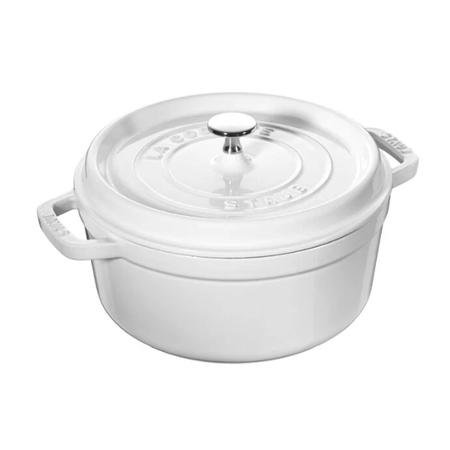 Staub 4 qt, Round, Cocotte, White