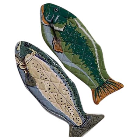 DII Lakehouse Collection Fish Oven Mitt