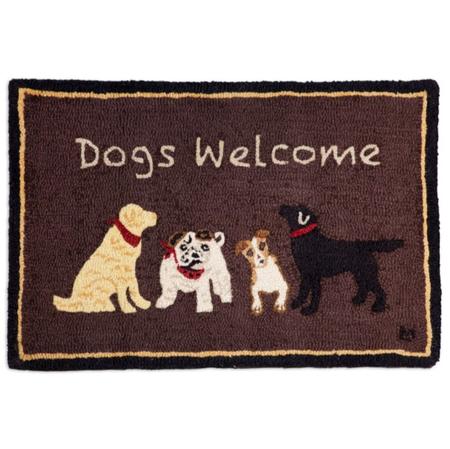 Dogs Welcome 2 x 3 Rug