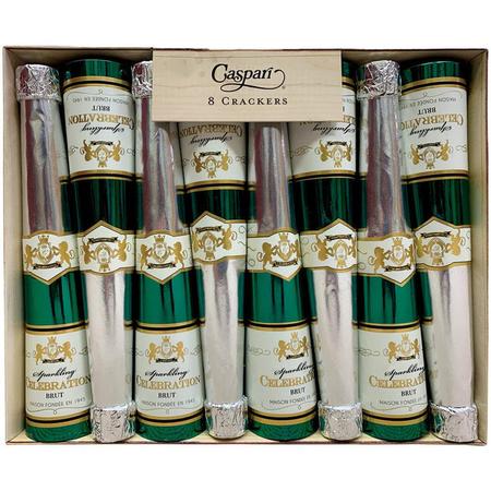 Caspari Sparkling Wine Bottle Luxury Cone Crackers