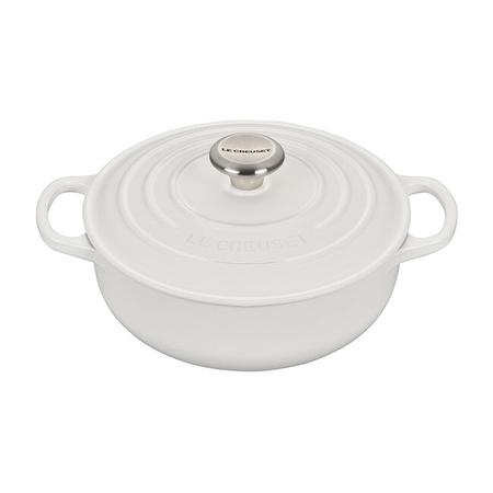 Le Creuset 3.5QT Signature Sauteuse White