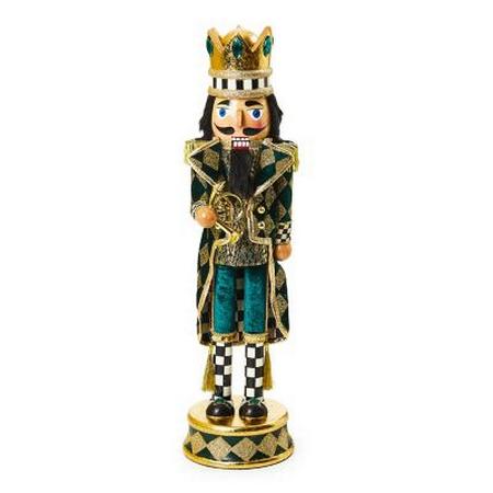 MacKenzie Childs Emerald Luxe Nutcracker