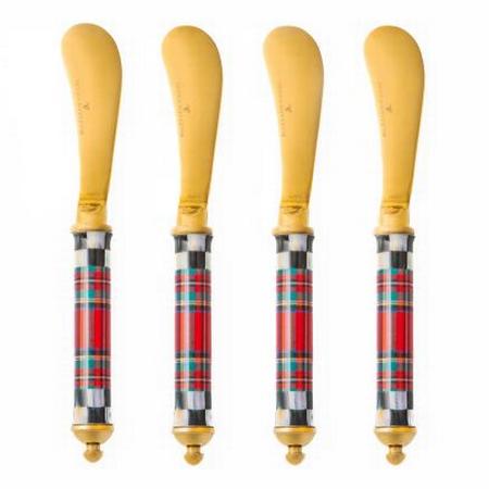 MacKenzie Childs Supper Club Spreaders Set Tartastic