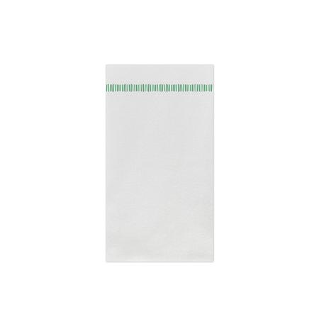 Vietri Papersoft Napkins Fringe Green Guest Towels (Pack of 20)