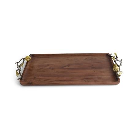 Michael Aram Pine Cone Medium Wood Tray