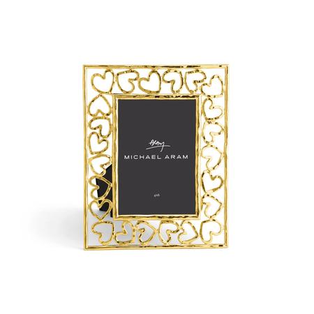 Michael Aram Heart Frame - Gold 4x6