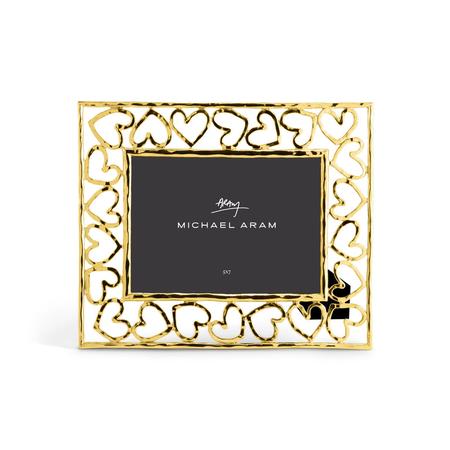 Michael Aram Heart Frame - Gold 5x7