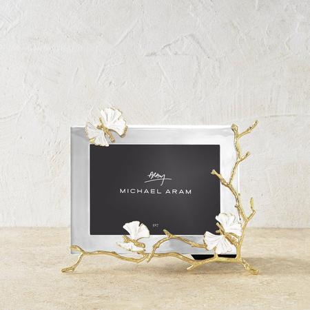 Michael Aram Butterfly Ginkgo Gold Reflective Frame - 5x7