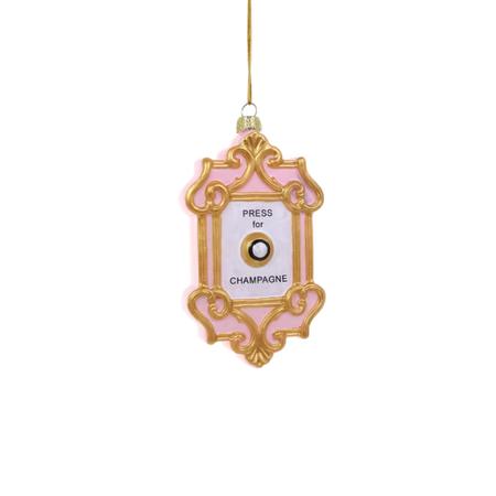 CHAMPAGNE BUTTON ORNAMENT