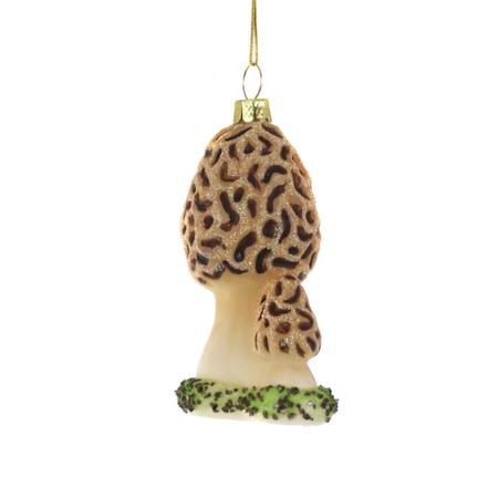 MOREL MUSHROOM ORNAMENT