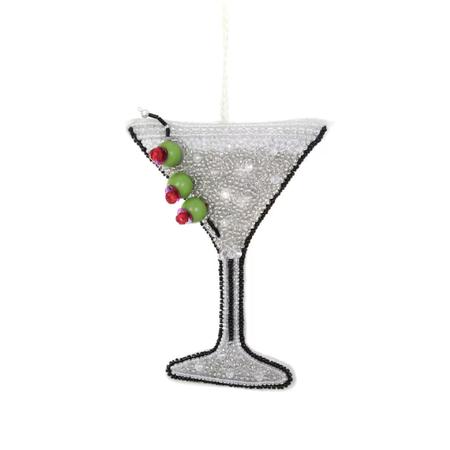 SEQUIN MARTINI ORNAMENT