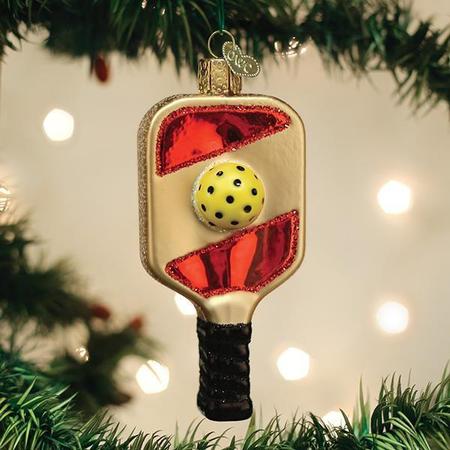 Old World Christmas Pickleball Paddle Ornament