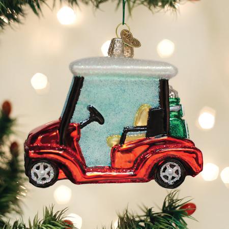 Old World Christmas Golf Cart Ornament