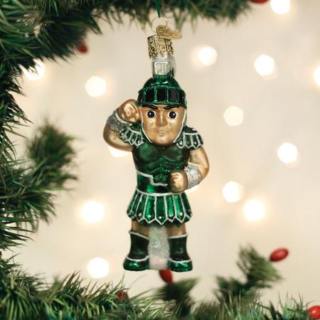 Old World Christmas Michigan State Sparty Ornament