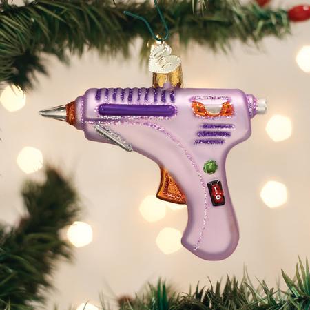 Old World Christmas Hot Glue Gun Ornament