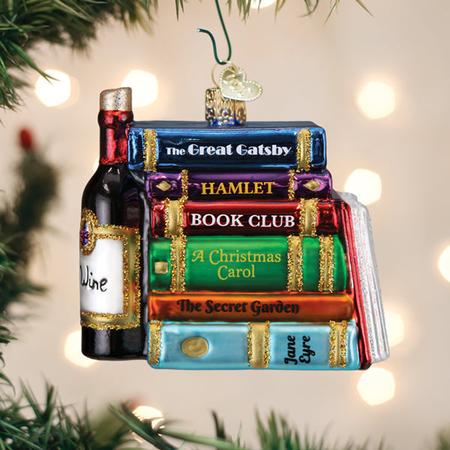 Old World Christmas Book Club Ornament