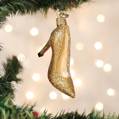 Old World Christmas Glam Heel Ornament