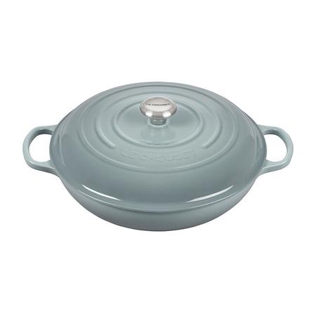 Le Creuset 5 Quart Signature Braiser Sea Salt