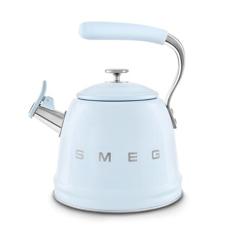 SM PALE BLUE WHISTLE KETTLE