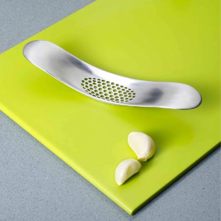 Rocker™ Silver Garlic Crusher