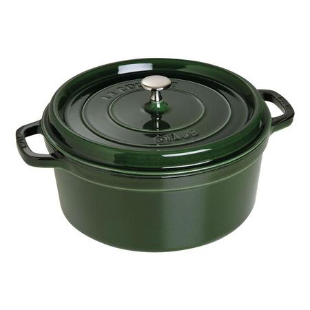 Staub 7 qt, Round, Cocotte, Basil