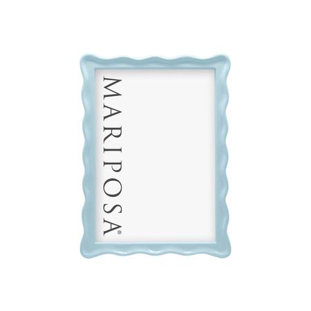 Maraposa Wavy Dusty Blue 5x7 Frame