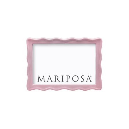 Maraposa Wavy Pink 4x6 Frame