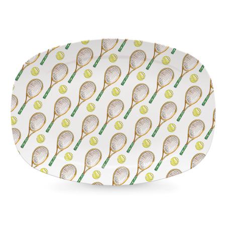 Maraposa Tennis Racquet Platter