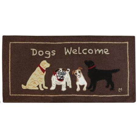  Dogs Welcome - 2' x 4'