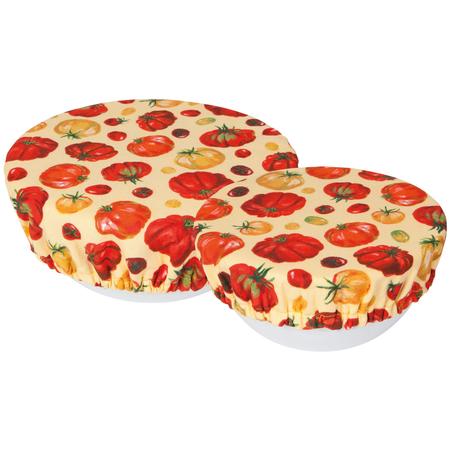 Now Designs Heirloom Tomatoes Bowl Covers Set of 2