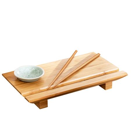 Escali Burnished Bamboo Sushi Board Set