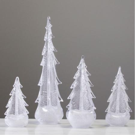 Simon Pearce Silver Leaf Evergreen Tree 6