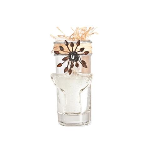 Adelita Angel Votive Candle with Glass Angel Ornament