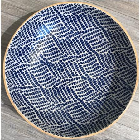 Terrafirma Ceramics Bowl Braid Cobalt